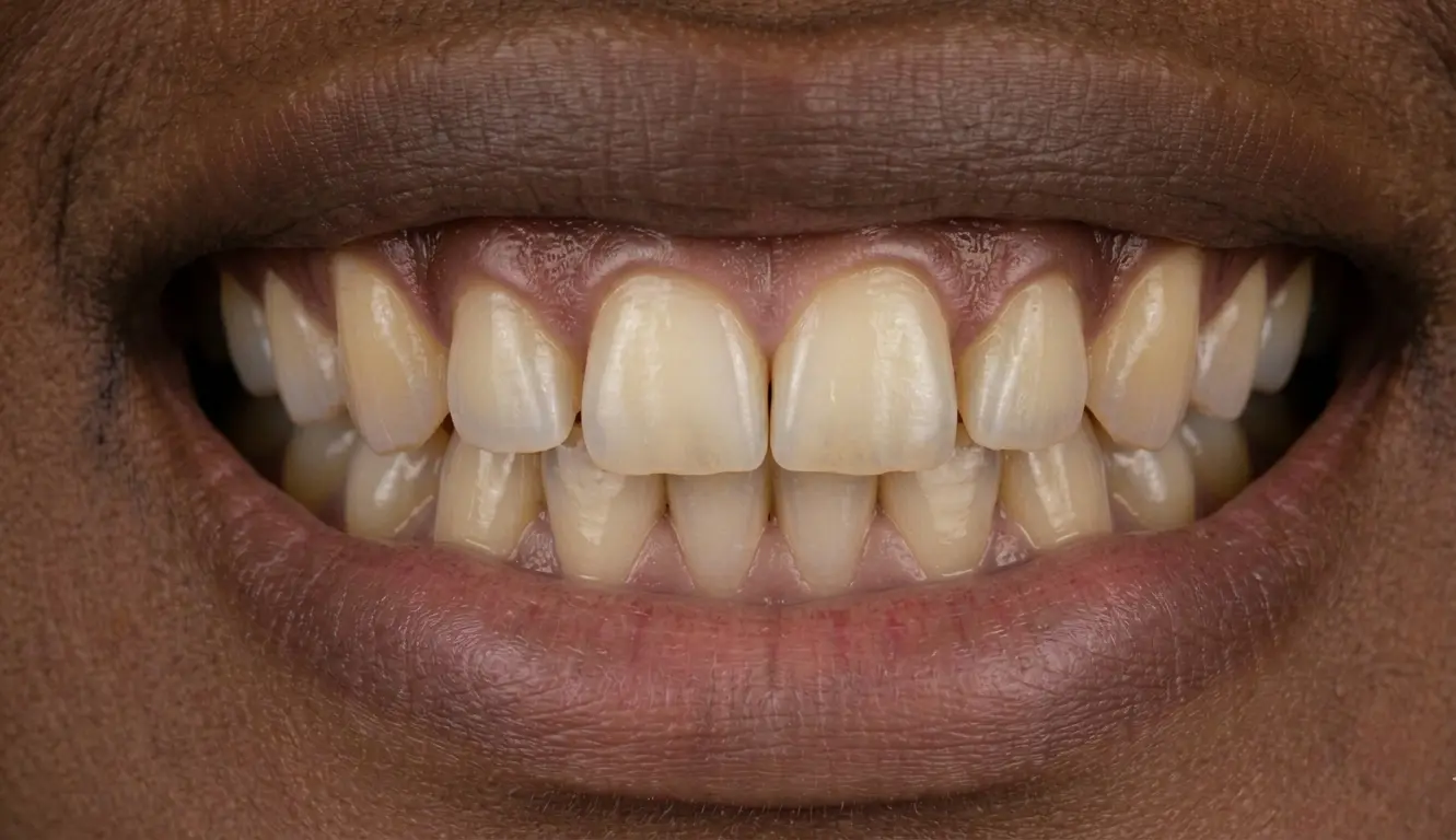 Before: Whitening — moderate surface staining