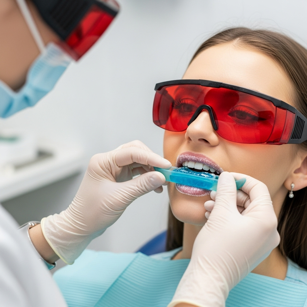 Fluoride treatment application