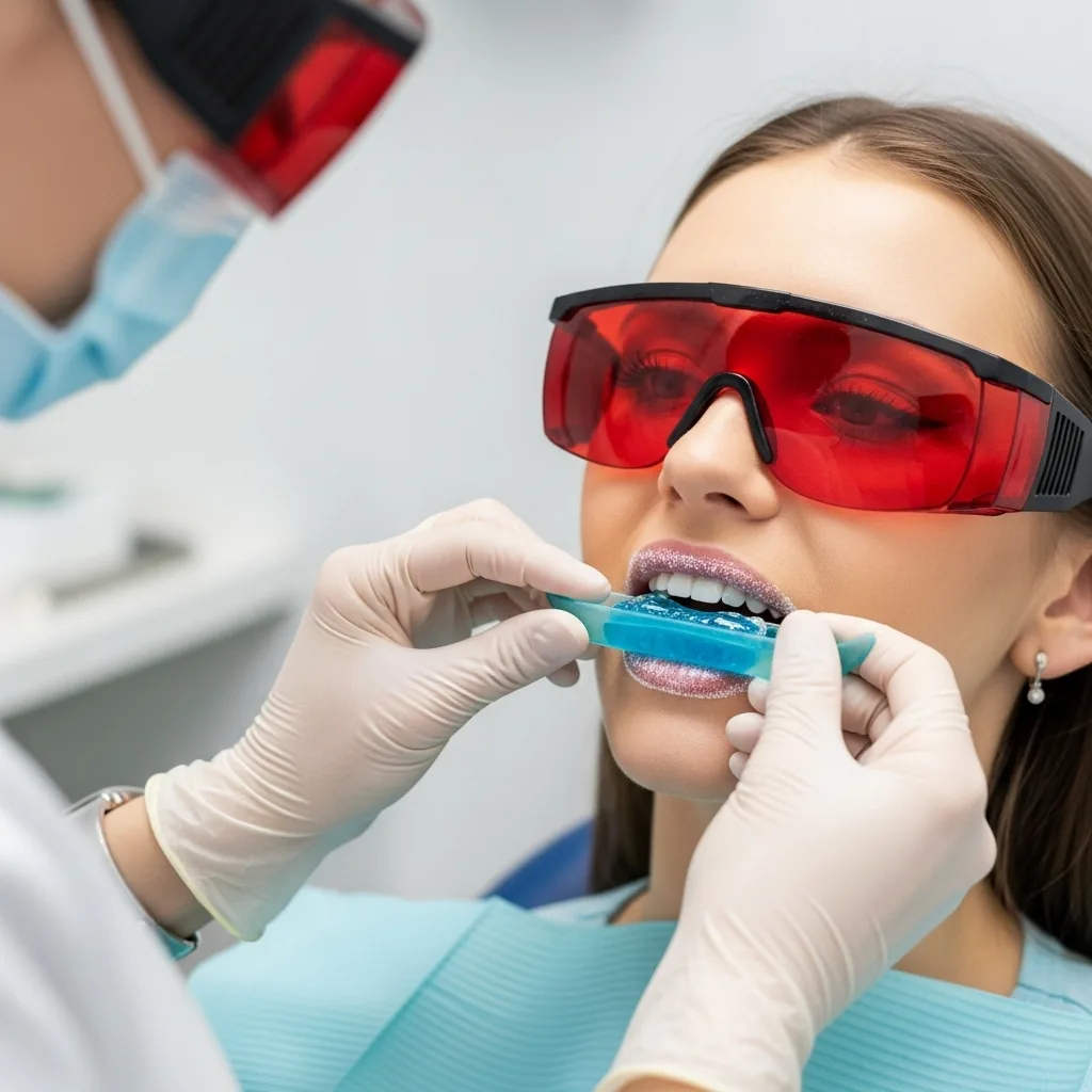 Fluoride treatment application