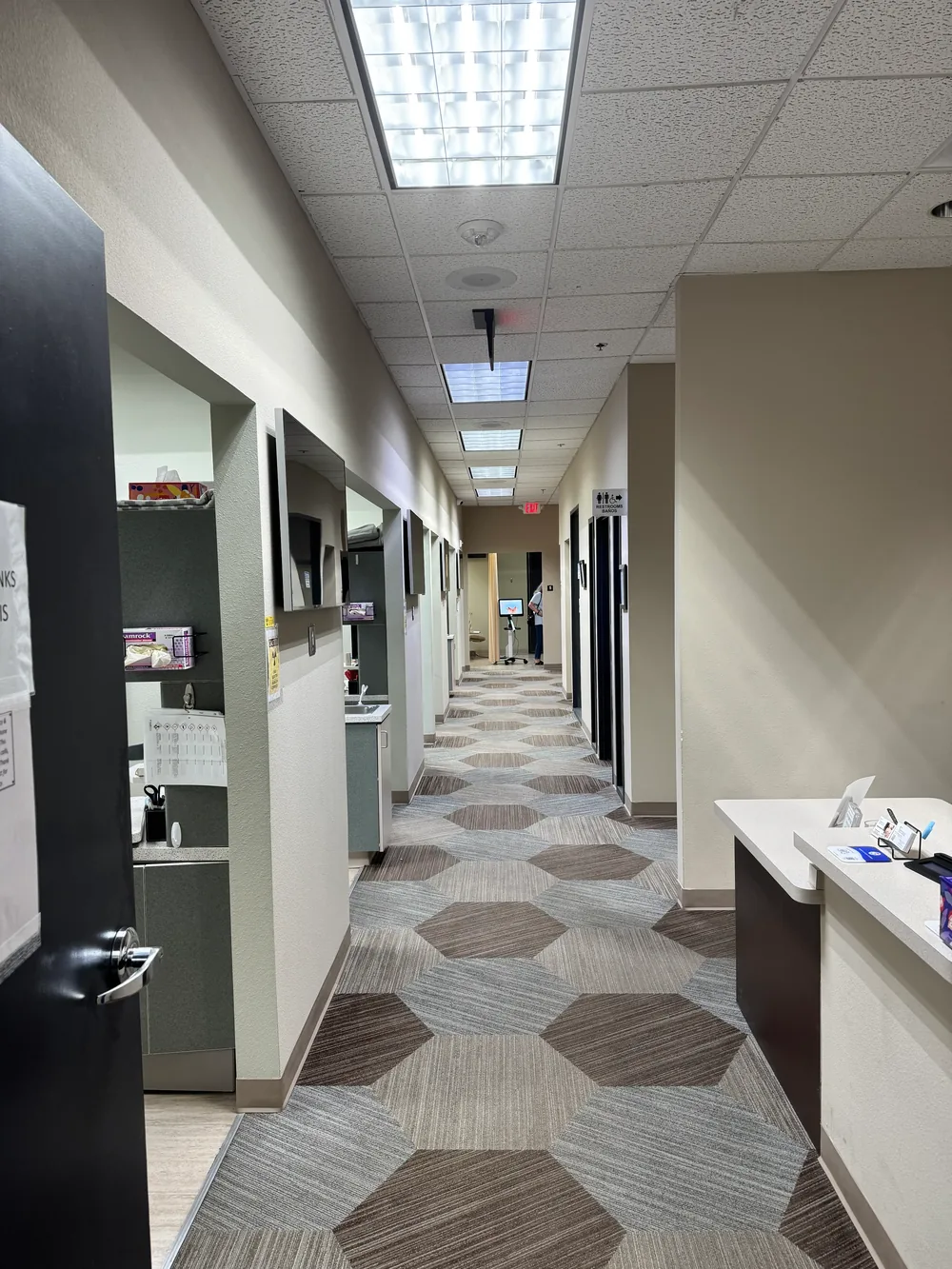 Spring Valley Dental Associates office interior (hallway) at 14228 Midway Rd, Dallas